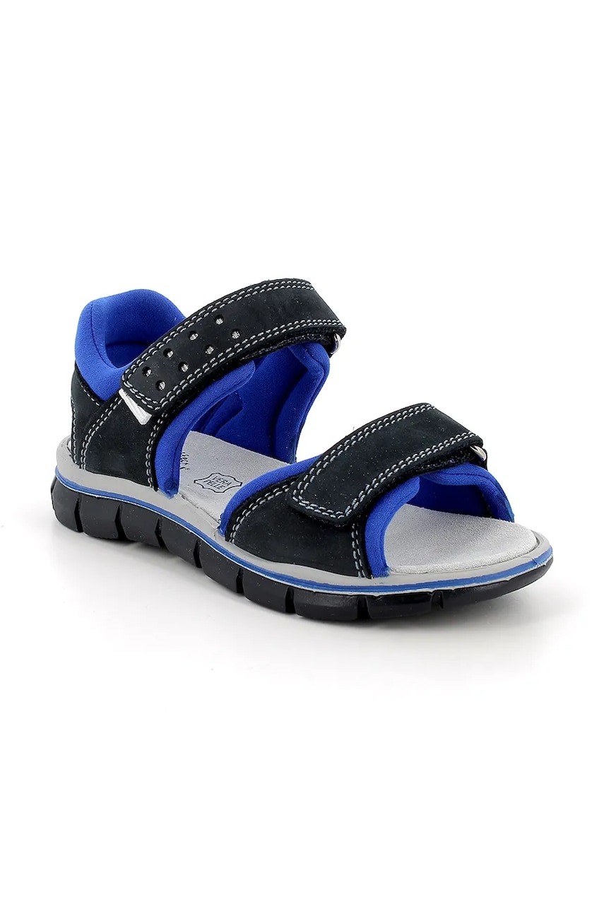 Primigi sandale din piele întoarsă pentru copii culoarea bleumarin, PTV 78951