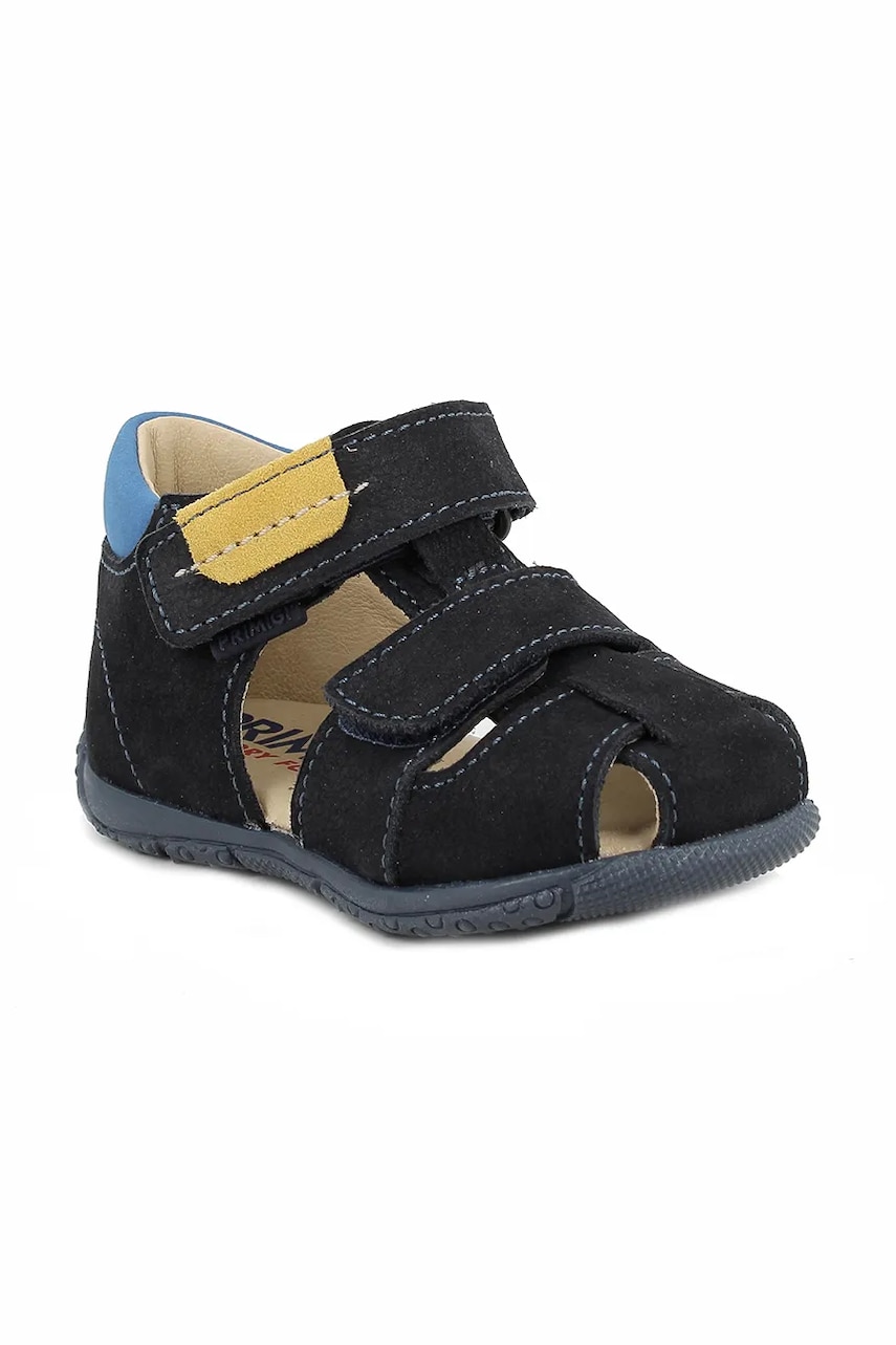 Primigi sandale din piele întoarsă pentru copii culoarea bleumarin, PYK 79115 Primigi sandale din piele întoarsă pentru copii culoarea bleumarin, PYK 79115