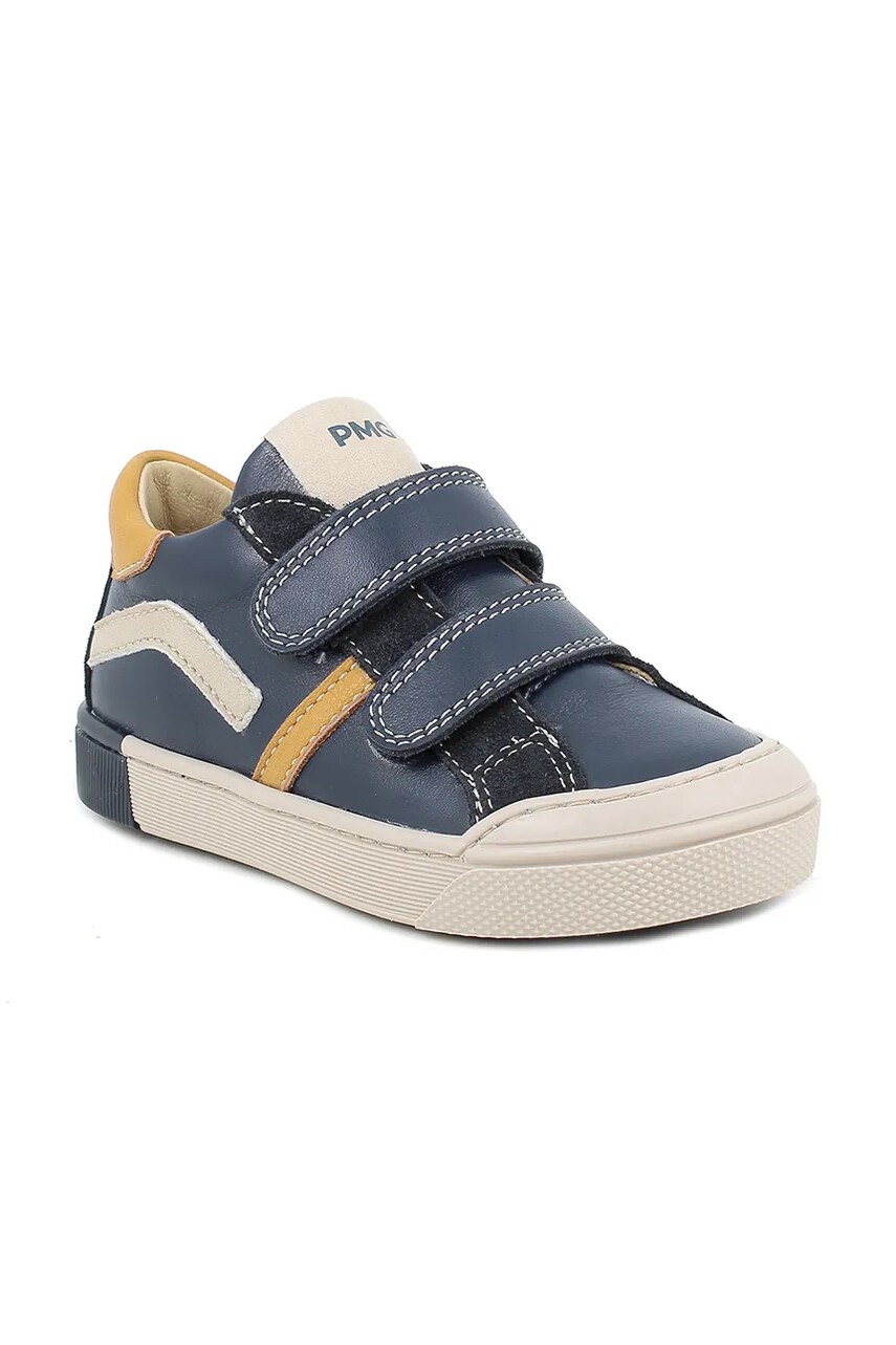Primigi teniși din piele copii culoarea bleumarin, PPF 79235