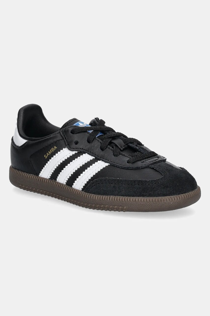 adidas Originals sneakers pentru copii SAMBA OG culoarea negru, IE3680