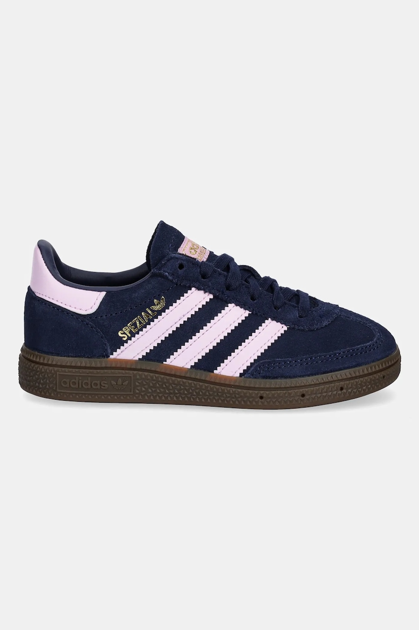 Замшевые кроссовки adidas Originals HANDBALL SPEZIAL цвет синий JI2897 Замшевые кроссовки adidas Originals HANDBALL SPEZIAL цвет синий JI2897