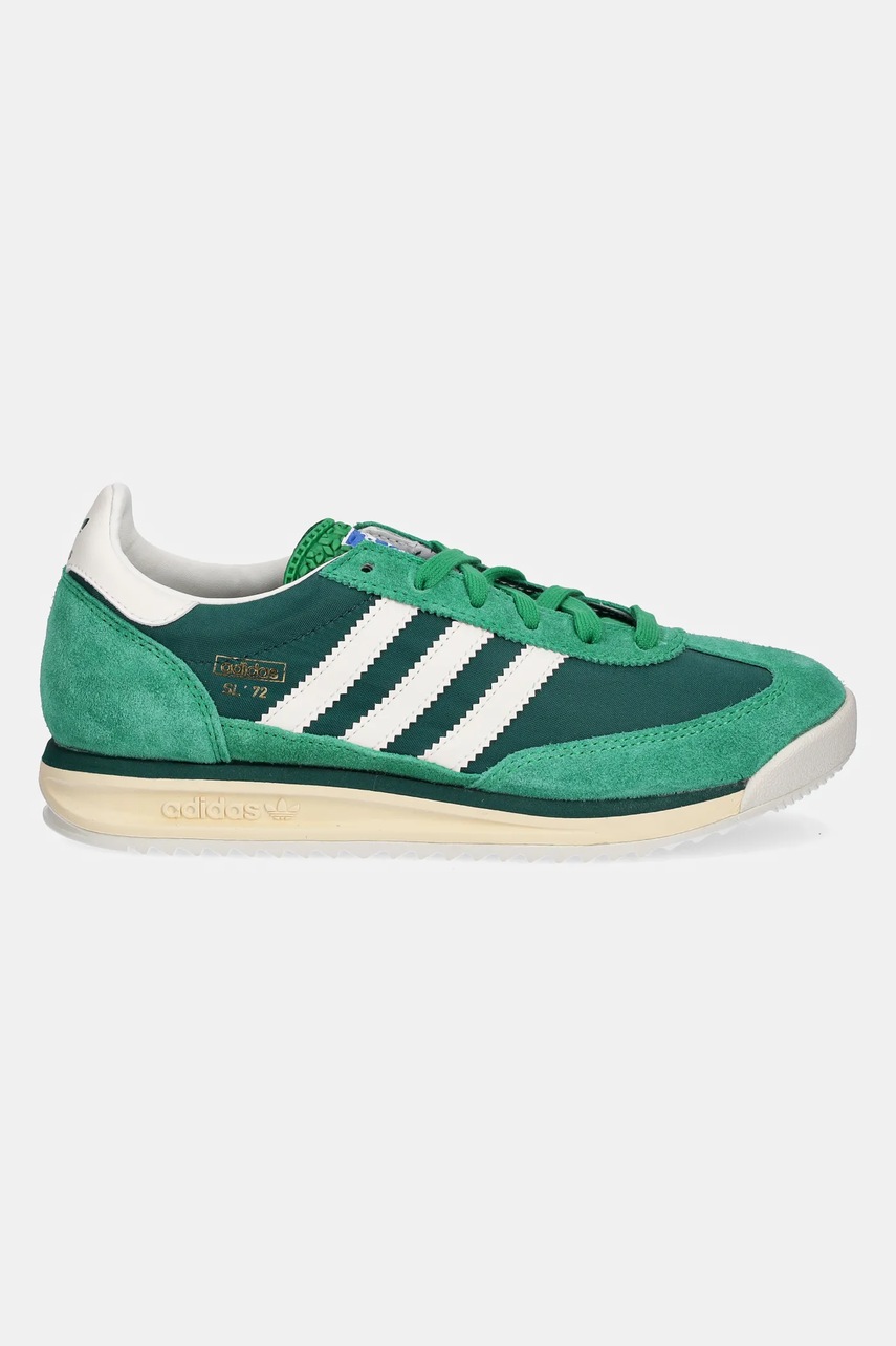 Детские кроссовки adidas Originals SL 72 RS цвет зелёный JH5673 Детские кроссовки adidas Originals SL 72 RS цвет зелёный JH5673