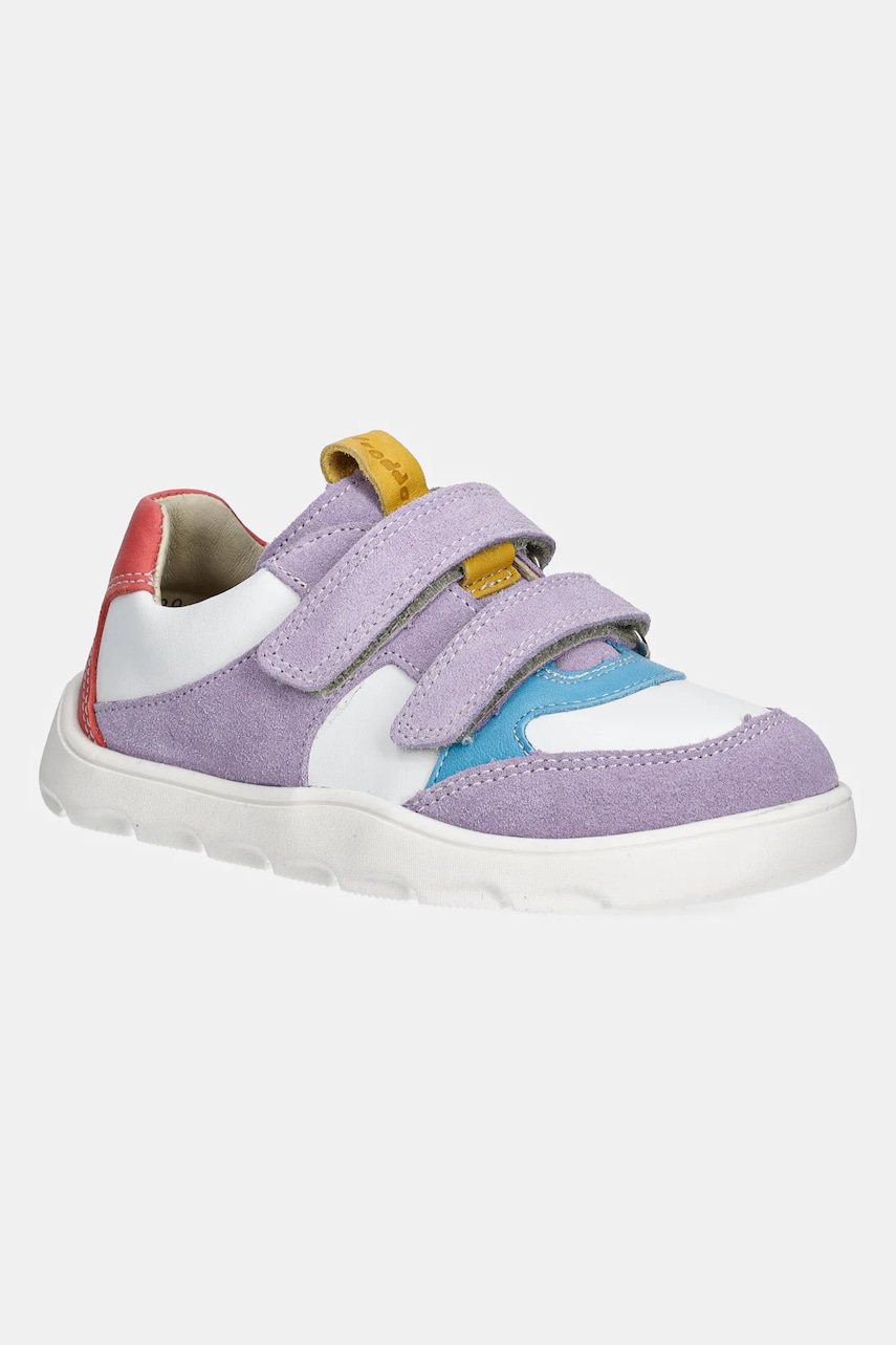 Froddo teniși din piele copii BAREFOOT ZERU SPRING culoarea violet, G3130264