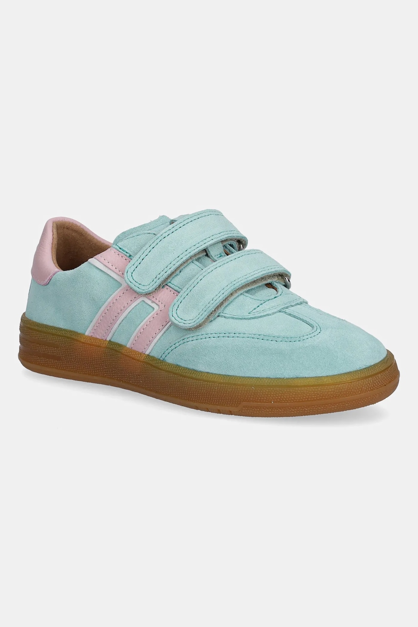 Froddo sneakers de piele întoarsă pentru copii LOU culoarea turcoaz, G3130269 Froddo sneakers de piele întoarsă pentru copii LOU culoarea turcoaz, G3130269