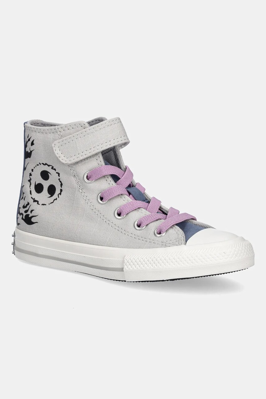 Converse tenisi copii CTAS 1V HI X NARUTO culoarea gri, A16146C