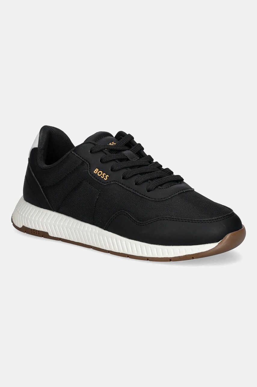 BOSS sneakers Titanium culoarea negru, 50536481