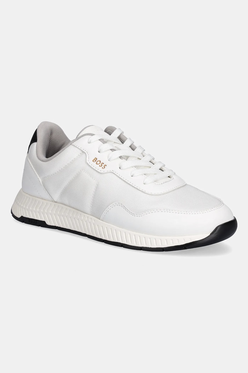 BOSS sneakers Titanium culoarea alb, 50536481
