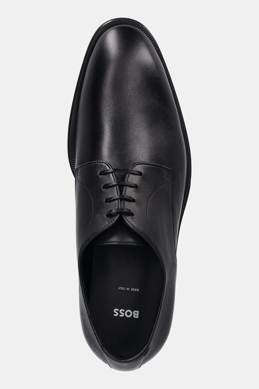 Туфлі BOSS Derrek чоловічі колір чорний 50536535 