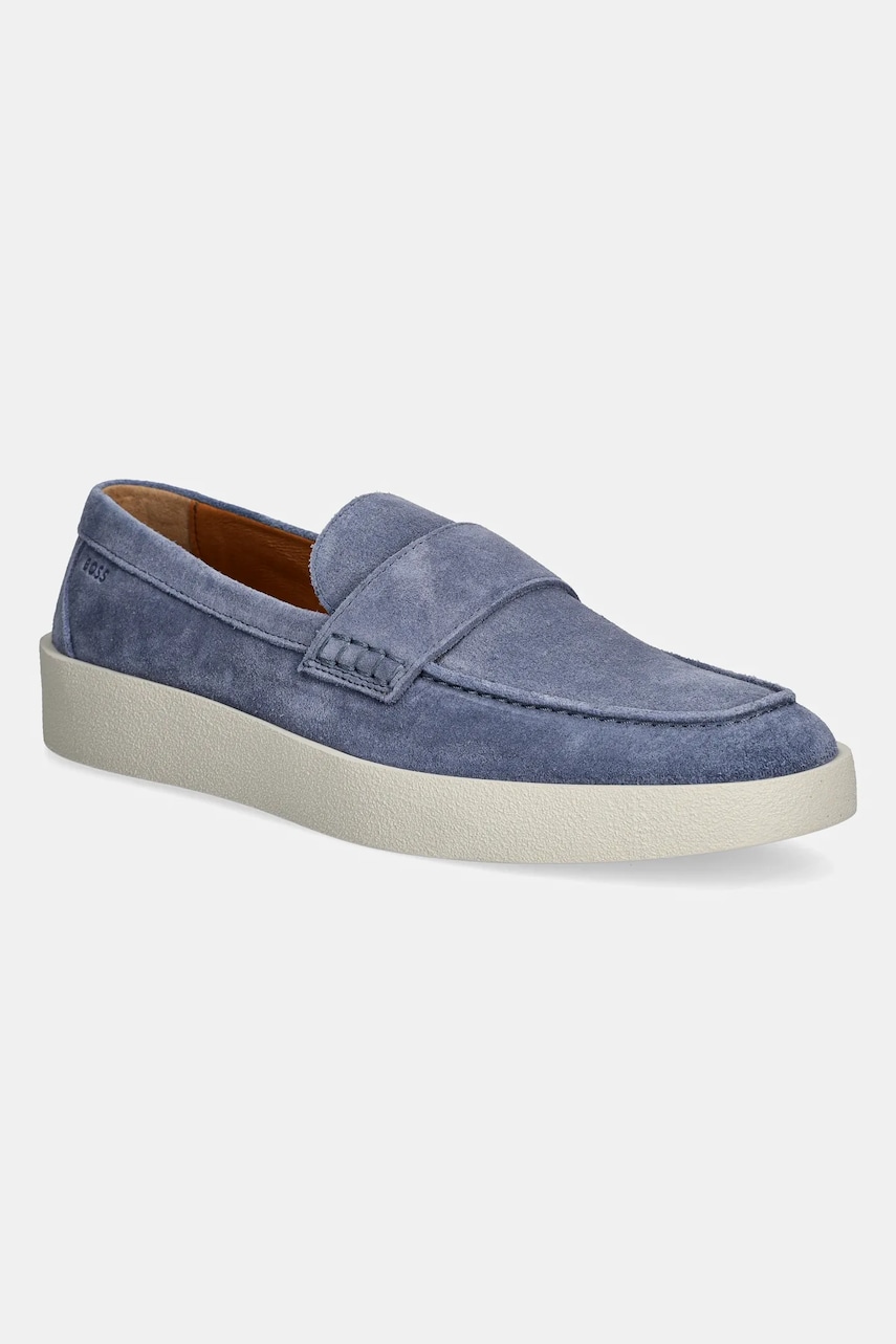 BOSS mocasini din piele intoarsa Clay barbati, 50536159 BOSS mocasini din piele intoarsa Clay barbati, 50536159