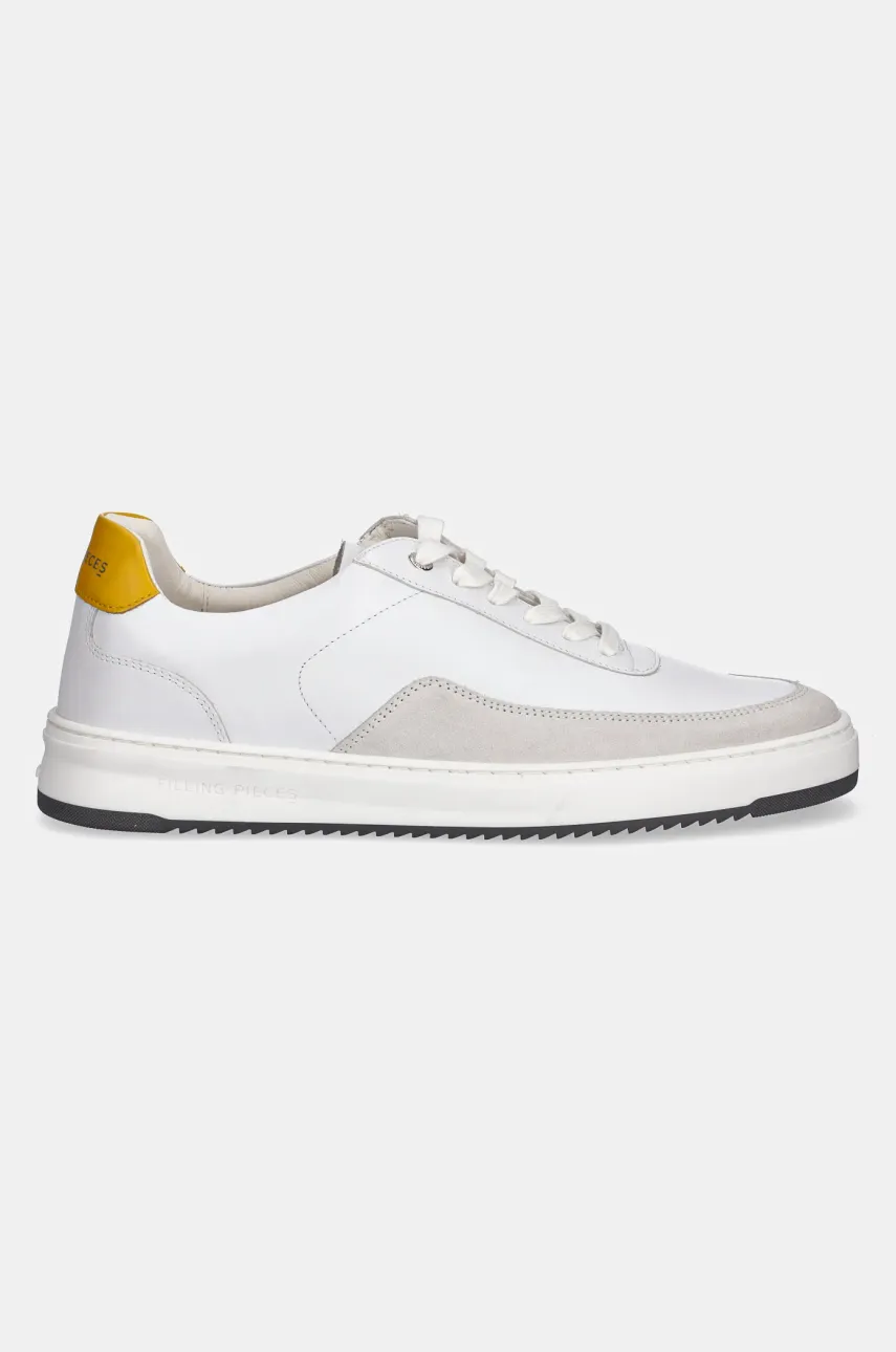Кожаные кроссовки Filling Pieces Mondo Squash Tag мужские цвет белый 46725651924 Кожаные кроссовки Filling Pieces Mondo Squash Tag мужские цвет белый 46725651924