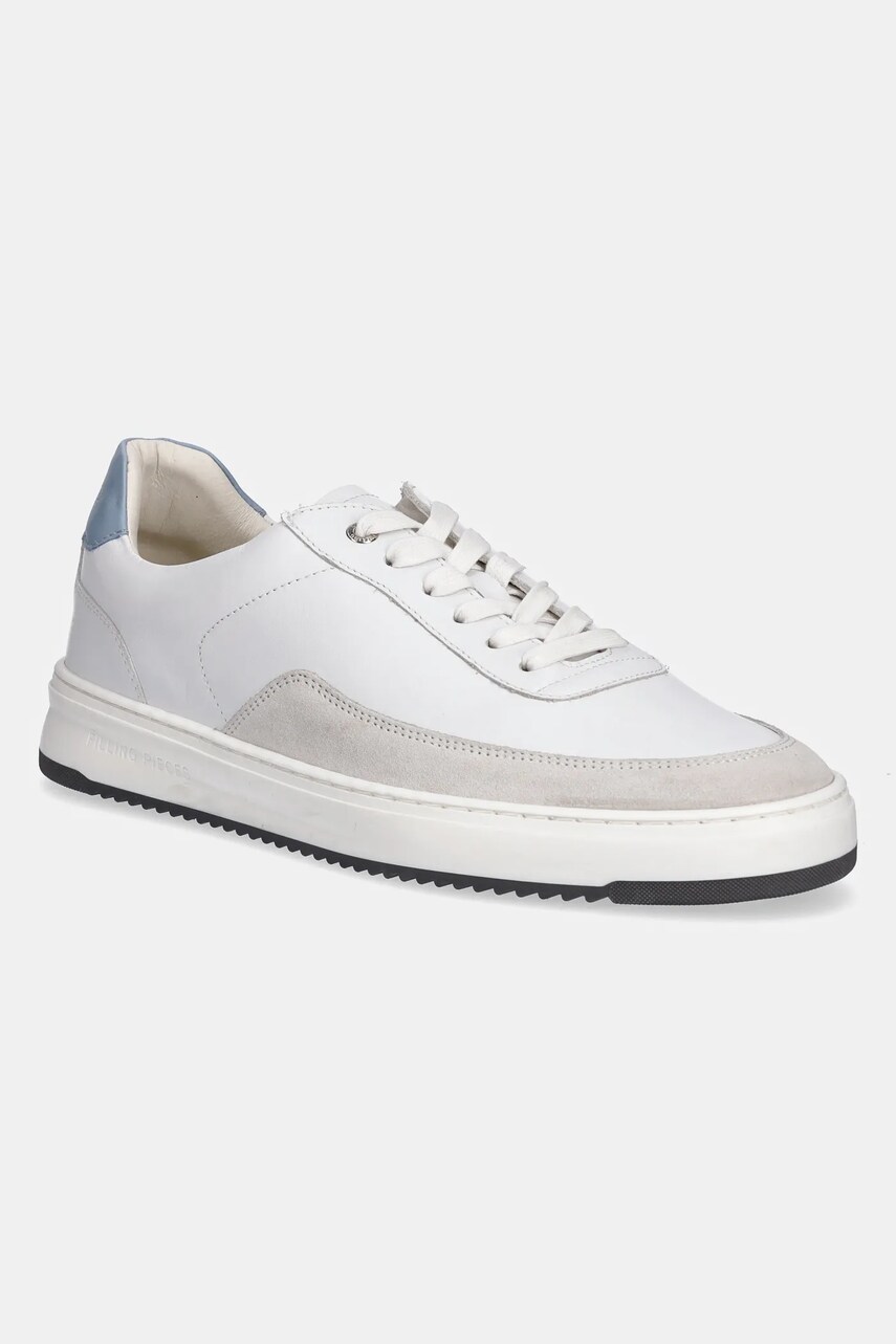 Filling Pieces Adidasi din piele Mondo Squash Tag barbati, culoarea alb, 46725651931