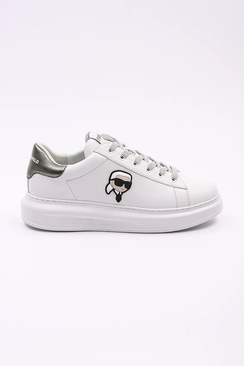 Karl Lagerfeld sneakers din piele KAPRI MENS NFT culoarea alb, KL52531M Karl Lagerfeld sneakers din piele KAPRI MENS NFT culoarea alb, KL52531M