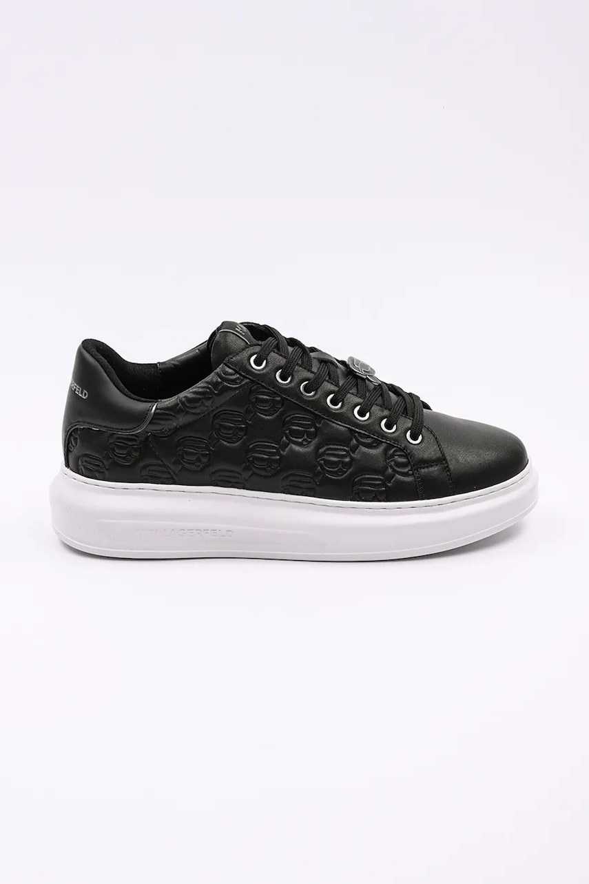 Karl Lagerfeld sneakers din piele KAPRI MENS NFT culoarea negru, KL52523F Karl Lagerfeld sneakers din piele KAPRI MENS NFT culoarea negru, KL52523F