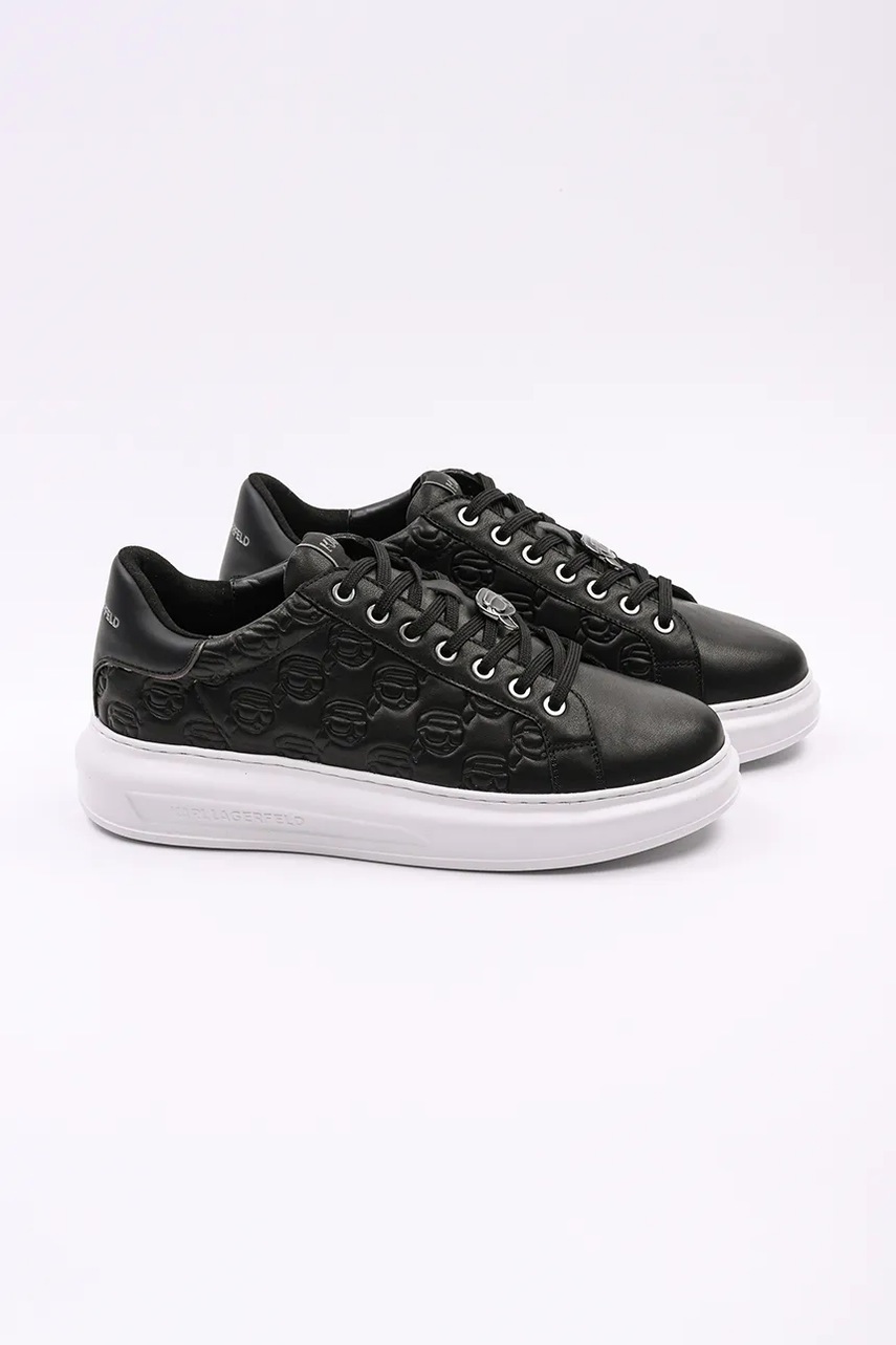 Кожаные кроссовки Karl Lagerfeld KAPRI MENS NFT цвет чёрный KL52523F Кожаные кроссовки Karl Lagerfeld KAPRI MENS NFT цвет чёрный KL52523F