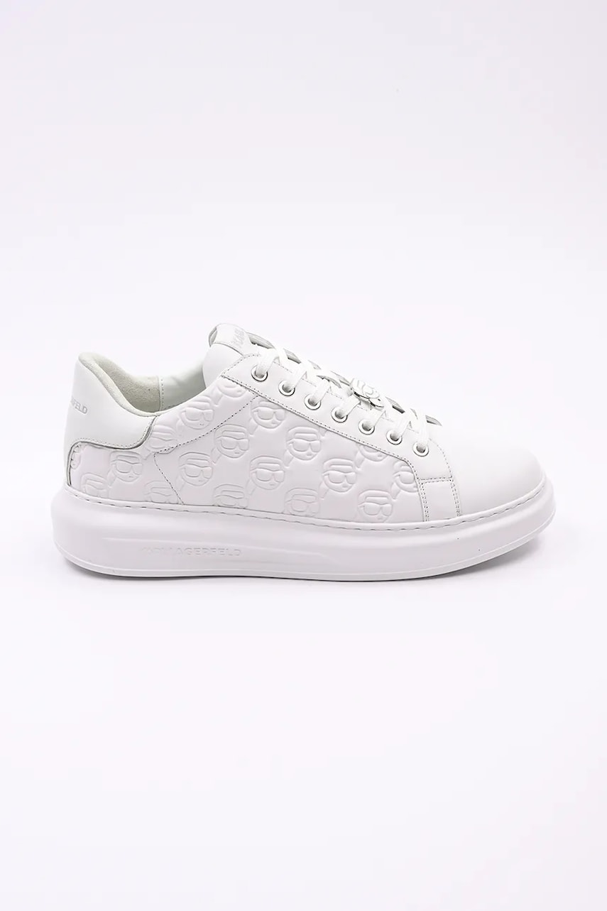 Karl Lagerfeld sneakers din piele KAPRI MENS NFT culoarea alb, KL52523F Karl Lagerfeld sneakers din piele KAPRI MENS NFT culoarea alb, KL52523F