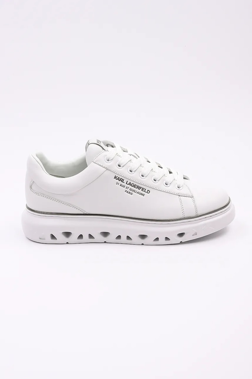 Karl Lagerfeld sneakers din piele KAPRI KITE RSG culoarea alb, KL54525 Karl Lagerfeld sneakers din piele KAPRI KITE RSG culoarea alb, KL54525