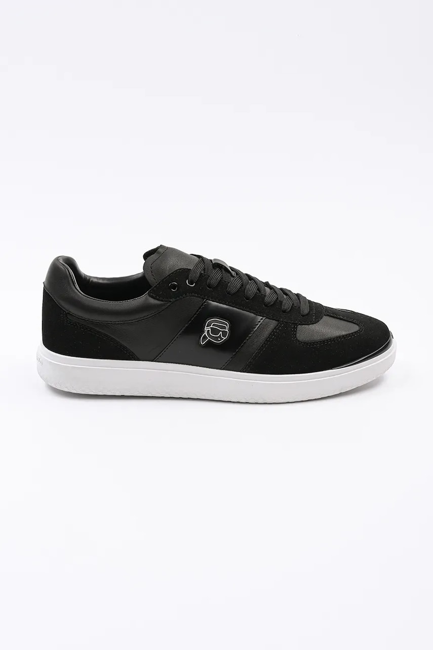 Karl Lagerfeld sneakers din piele ATLAS NFT culoarea negru, KL51831 Karl Lagerfeld sneakers din piele ATLAS NFT culoarea negru, KL51831