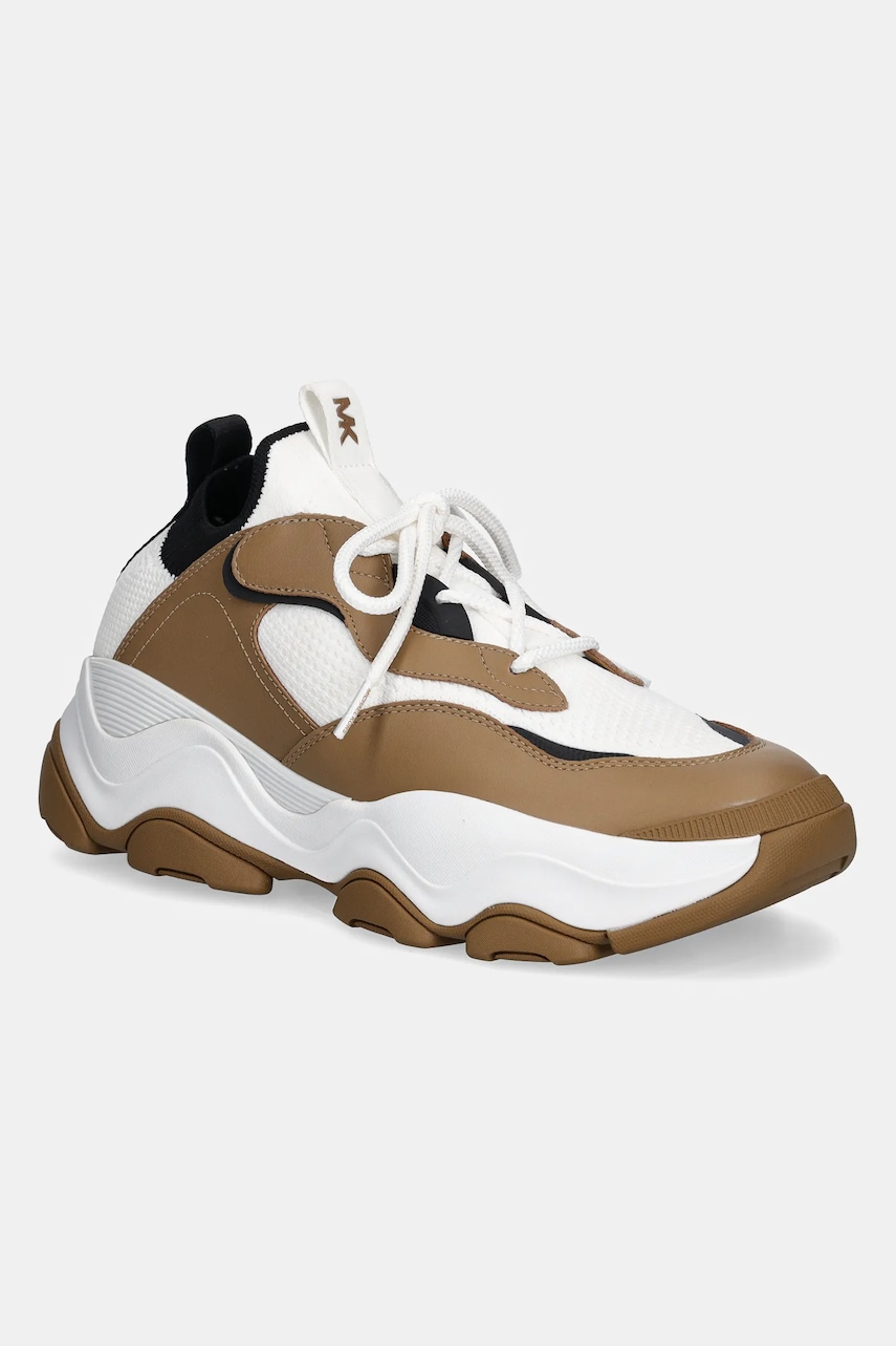 Michael Kors sneakers Atlas culoarea maro, 42R5ATFS1D.293