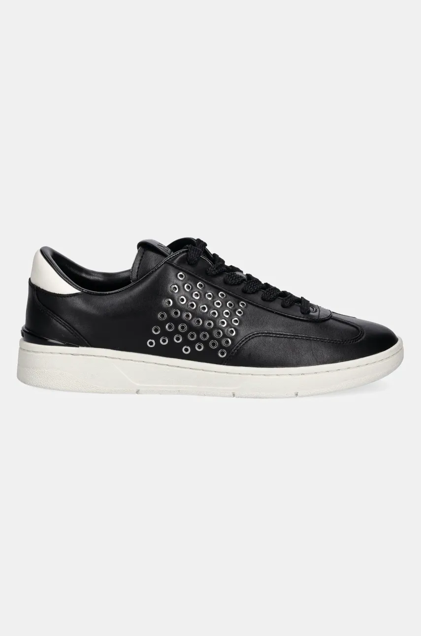 Кожаные кроссовки Michael Kors Wilton мужские цвет чёрный 42R5WLFS1L.001 Кожаные кроссовки Michael Kors Wilton мужские цвет чёрный 42R5WLFS1L.001
