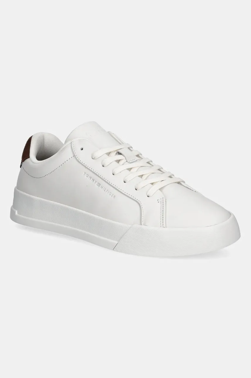 Levně Sneakers boty Tommy Hilfiger TH COURT BETTER LTH bílá barva, FM0FM05322