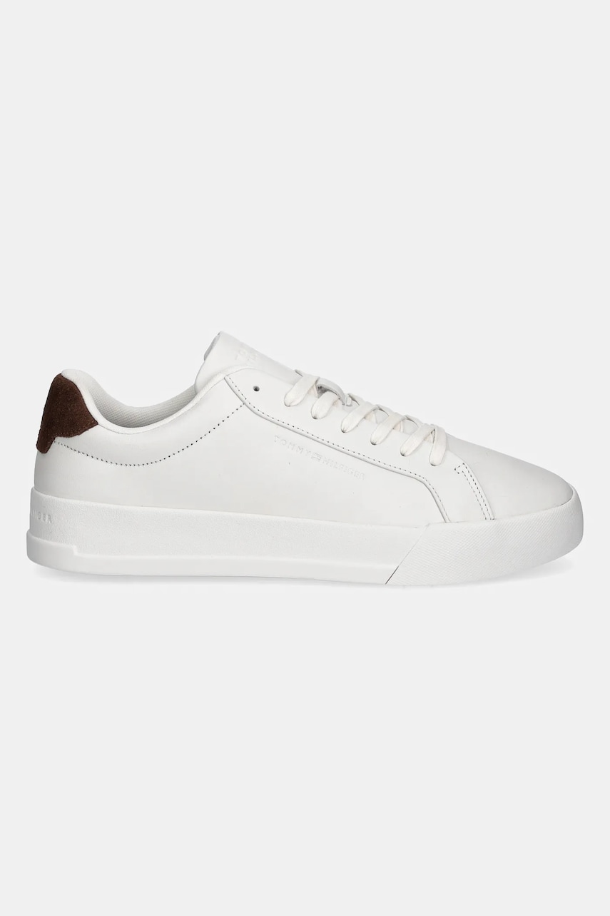 Кроссовки Tommy Hilfiger TH COURT BETTER LTH цвет белый FM0FM05322 Кроссовки Tommy Hilfiger TH COURT BETTER LTH цвет белый FM0FM05322