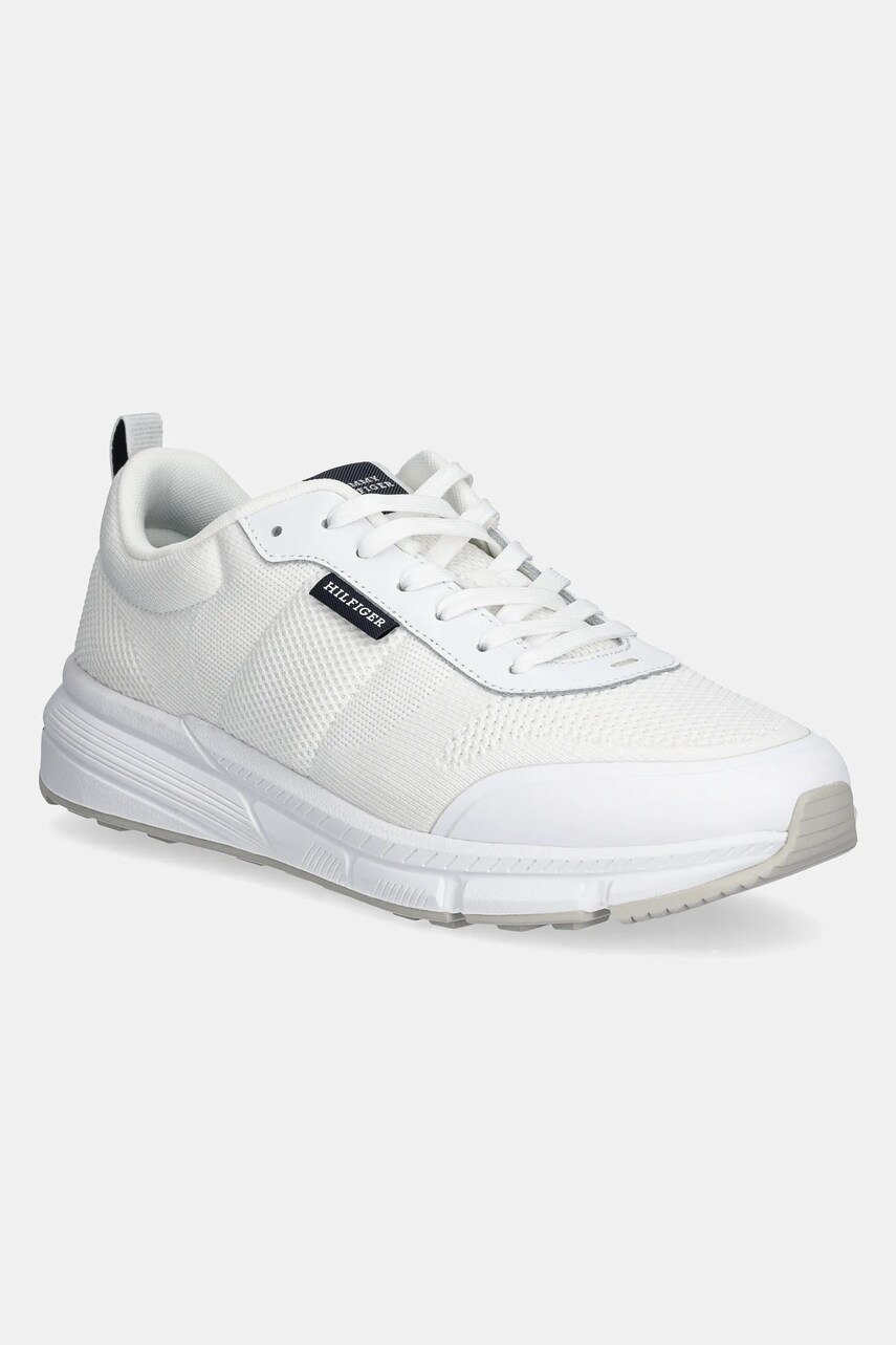 Levně Sneakers boty Tommy Hilfiger LIGHTWEIGHT MODERN KNIT RUNNER bílá barva, FM0FM05326