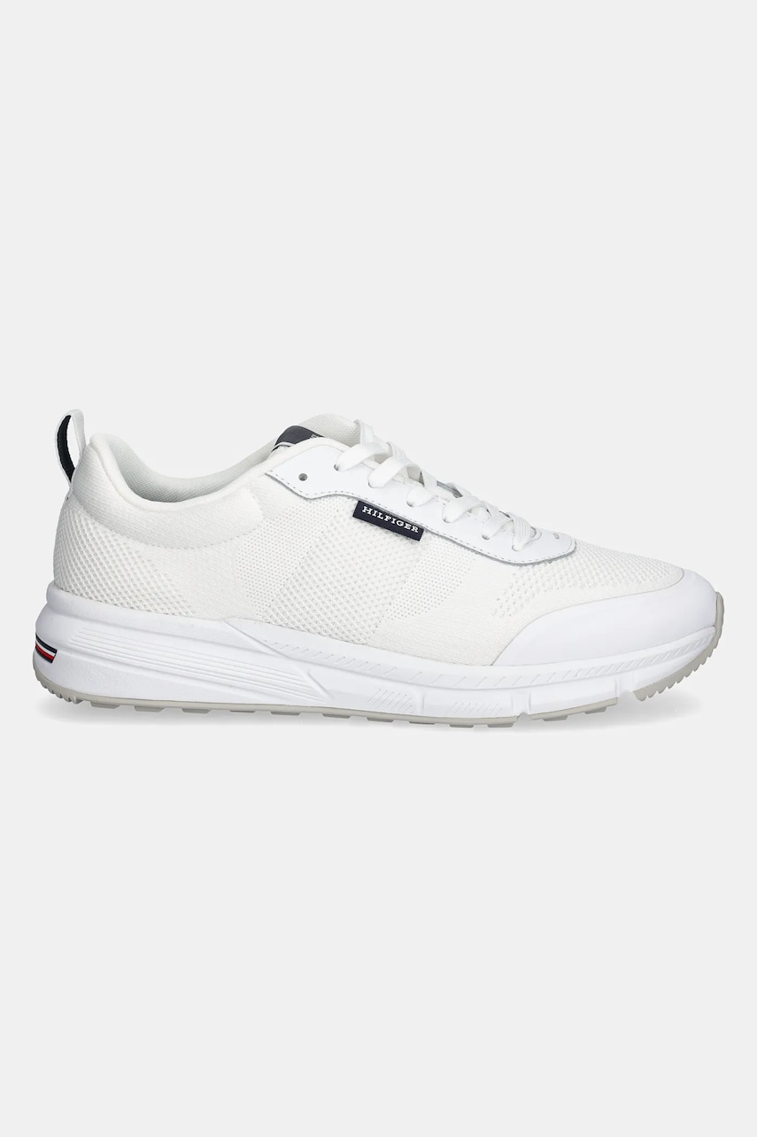 Кроссовки Tommy Hilfiger LIGHTWEIGHT MODERN KNIT RUNNER цвет белый FM0FM05326 Кроссовки Tommy Hilfiger LIGHTWEIGHT MODERN KNIT RUNNER цвет белый FM0FM05326