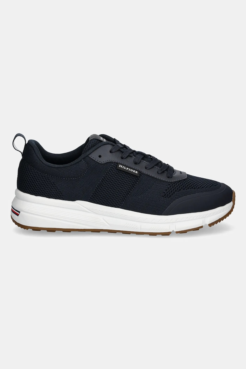Кроссовки Tommy Hilfiger LIGHTWEIGHT MODERN KNIT RUNNER цвет синий FM0FM05326 Кроссовки Tommy Hilfiger LIGHTWEIGHT MODERN KNIT RUNNER цвет синий FM0FM05326