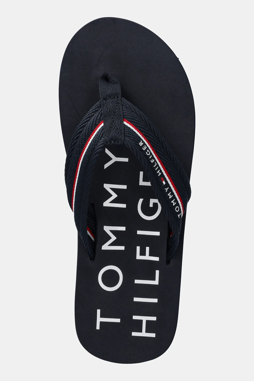 Σαγιονάρες Tommy Hilfiger TOMMY HILFIGER WEB BEACH SANDAL χρώμα: ναυτικό μπλε, FM0FM05340 φωτογραφία