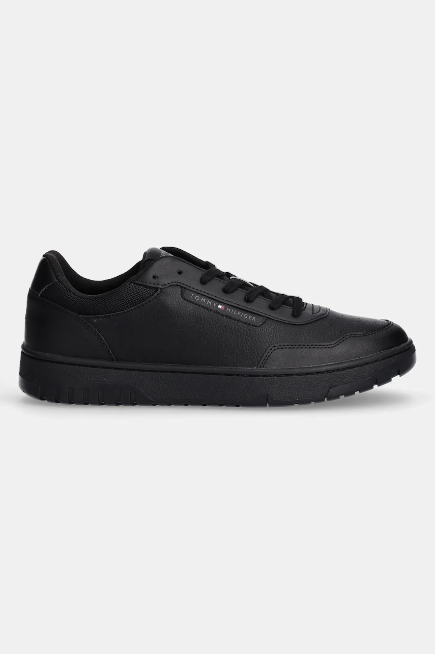 Кроссовки Tommy Hilfiger TH BASKET CORE LITE LTH цвет чёрный FM0FM05369 Кроссовки Tommy Hilfiger TH BASKET CORE LITE LTH цвет чёрный FM0FM05369