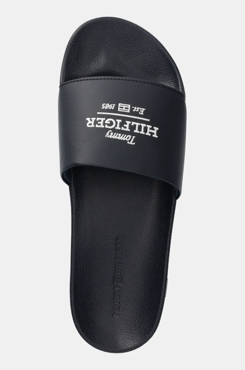 Natikači Tommy Hilfiger EMBROID HILFIGER 85 POOL SLIDE Moški, Mornarsko Modra Barva, FM0FM05342