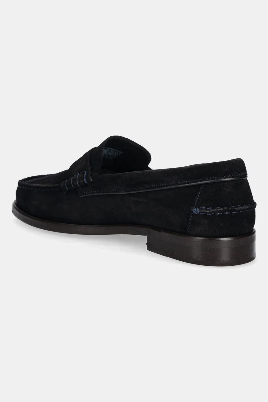 Замшеві мокасини Tommy Hilfiger CLASSIC HILFIGER SUEDE LOAFER чоловічі колір синій FM0FM05363 