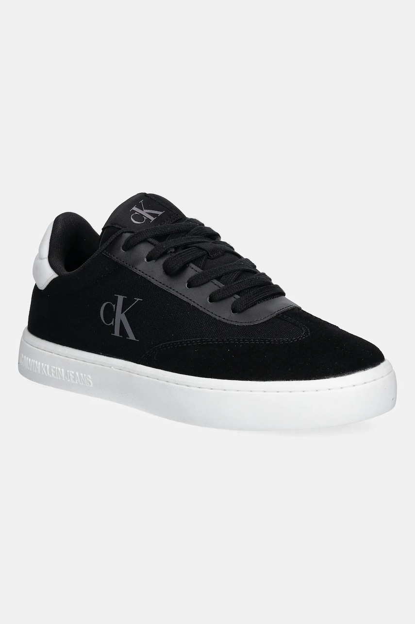 Levně Sneakers boty Calvin Klein Jeans CLASSIC CUPSOLE LOW MIX MG černá barva, YM0YM01169