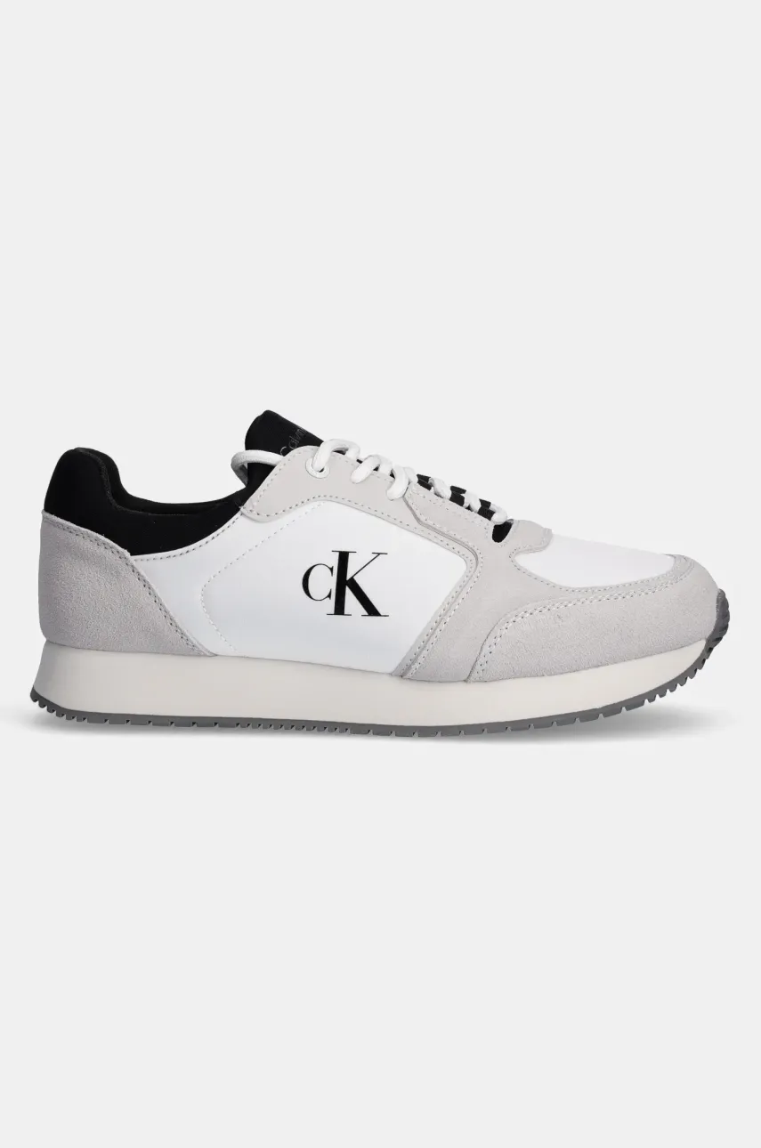 Кроссовки Calvin Klein Jeans RETRO SOCK RUNNER MG WMM цвет белый YM0YM01152 Кроссовки Calvin Klein Jeans RETRO SOCK RUNNER MG WMM цвет белый YM0YM01152