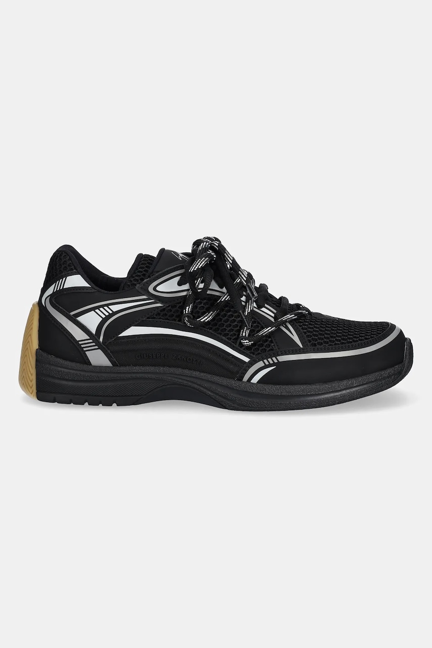 Кроссовки Giuseppe Zanotti GZ мужские цвет чёрный RM50008.005 Кроссовки Giuseppe Zanotti GZ мужские цвет чёрный RM50008.005
