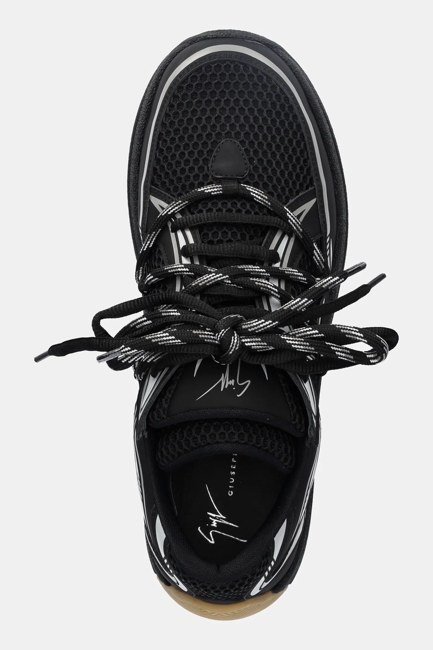 Αθλητικά Giuseppe Zanotti GZ χρώμα: μαύρο, RM50008.005 φωτογραφία