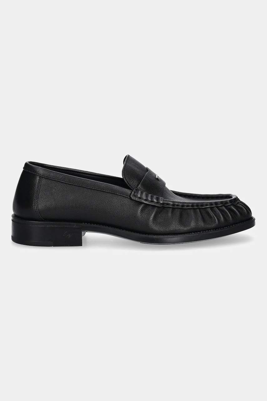 Кожаные мокасины Giuseppe Zanotti Sorrento мужские цвет чёрный IU40001.011 Кожаные мокасины Giuseppe Zanotti Sorrento мужские цвет чёрный IU40001.011