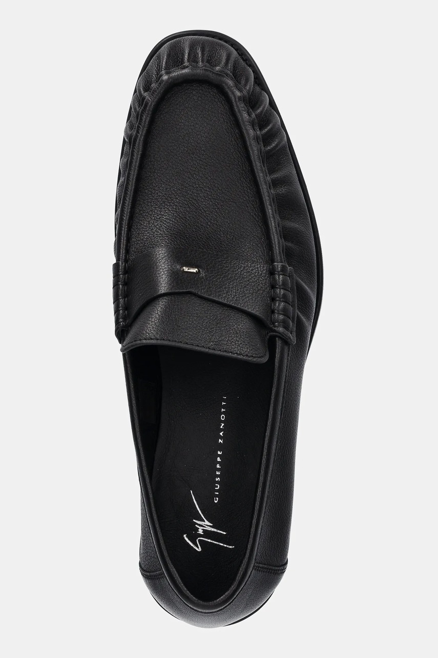 Δερμάτινα μοκασίνια Giuseppe Zanotti Sorrento χρώμα: μαύρο, IU40001.011 φωτογραφία