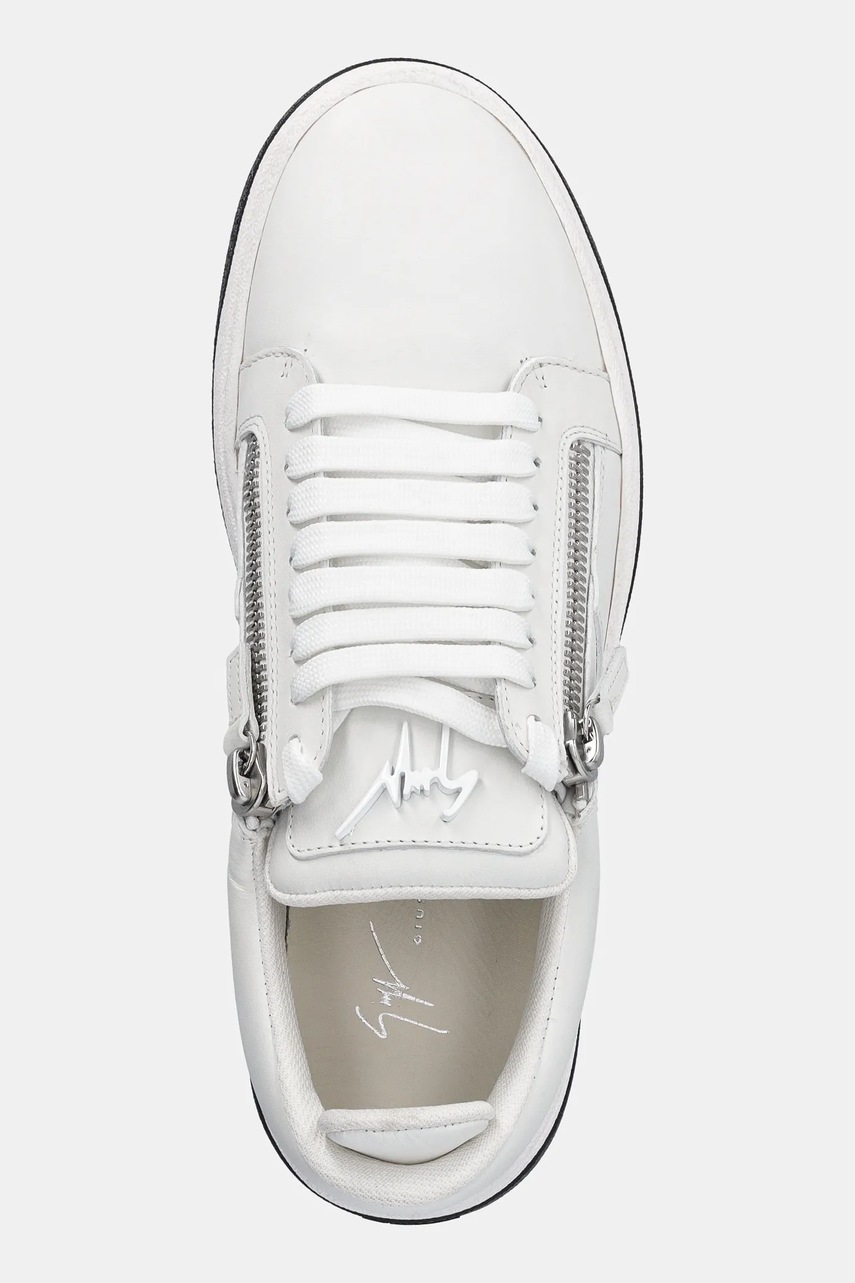 Δερμάτινα αθλητικά παπούτσια Giuseppe Zanotti GZ χρώμα: άσπρο, RM30035.002 φωτογραφία