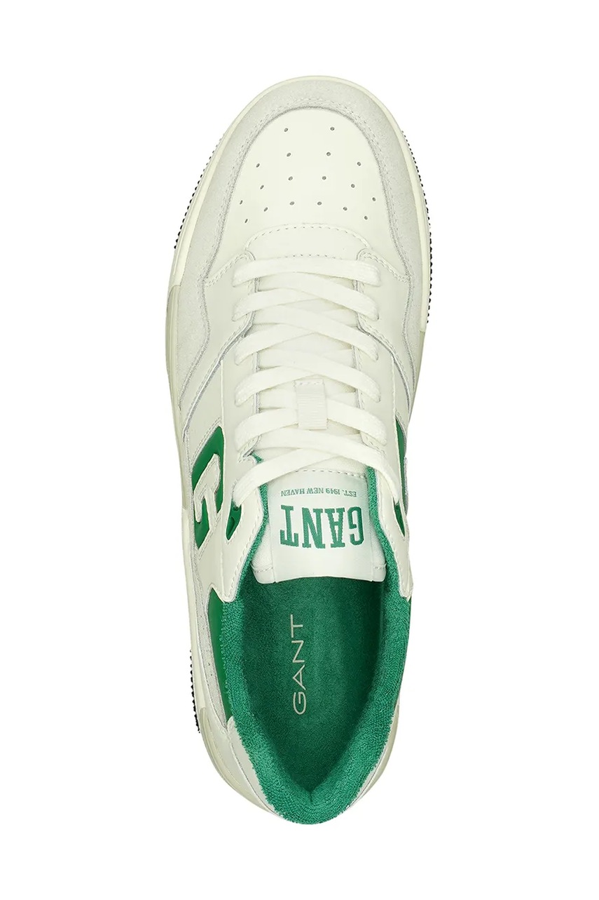 Δερμάτινα αθλητικά παπούτσια Gant Brookpal χρώμα: άσπρο, 30633853.G247 φωτογραφία