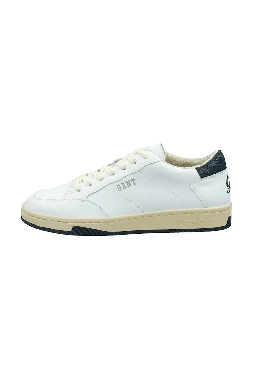 Gant sneakers din piele Prepus culoarea alb, 30631901.G316