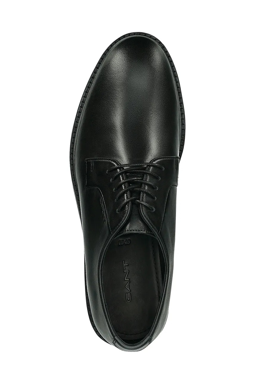 Шкіряні туфлі Gant Bidford чоловічі колір чорний 30631923.G00 
