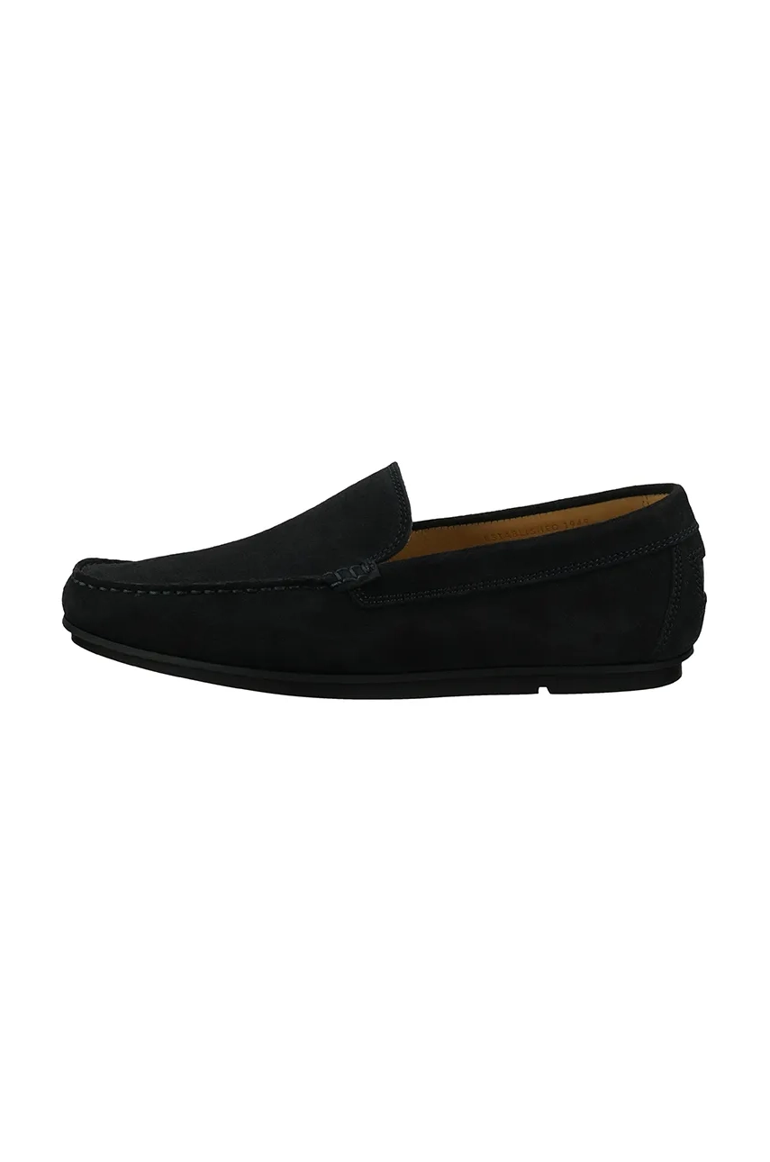 Gant mocasini din piele intoarsa Wilmon barbati, culoarea albastru marin, 30633914.G69