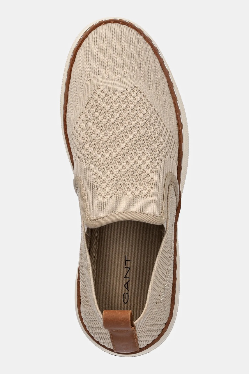 Πάνινα παπούτσια Gant San Prep χρώμα: μπεζ, 30638906.G24 φωτογραφία