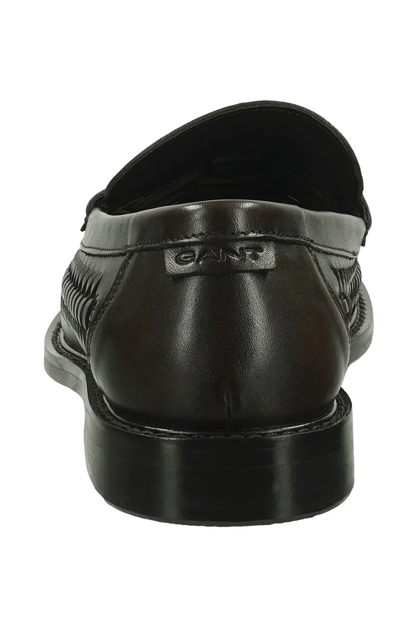 Шкіряні мокасини Gant Lozham чоловічі колір коричневий 30671929.G46 