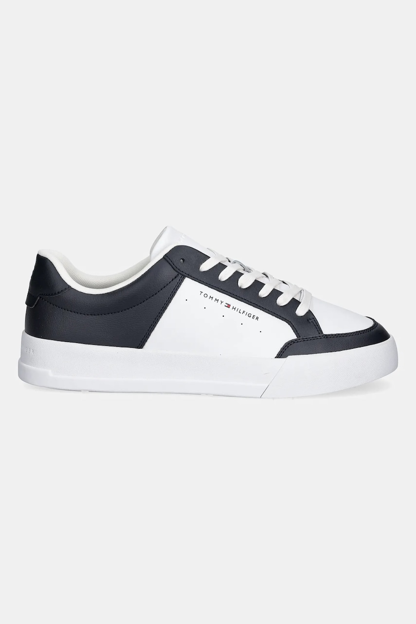 Кроссовки Tommy Hilfiger TH COURT MIX LTH цвет синий FM0FM05489 Кроссовки Tommy Hilfiger TH COURT MIX LTH цвет синий FM0FM05489