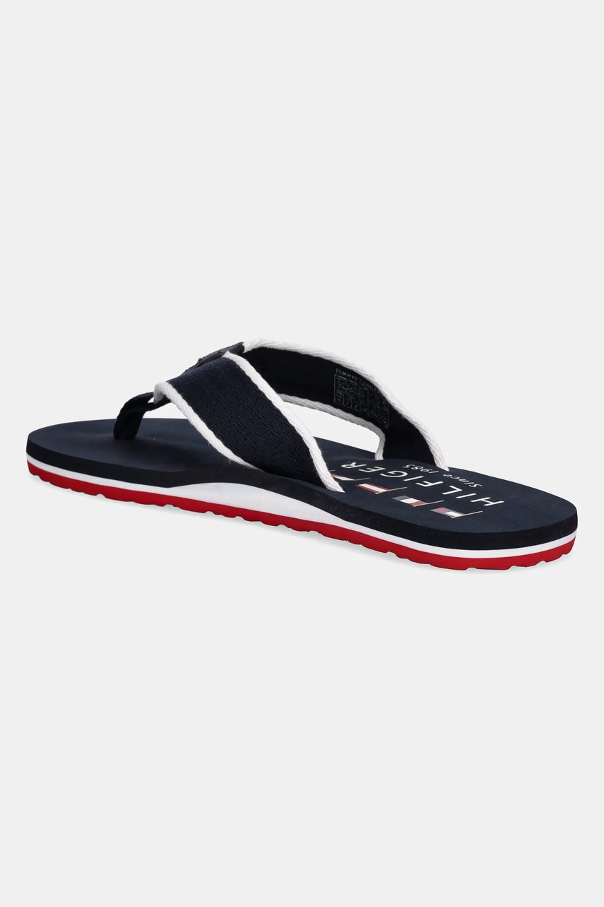 В`єтнамки Tommy Hilfiger PATCH HILFIGER BEACH SANDAL чоловічі колір синій FM0FM05435 