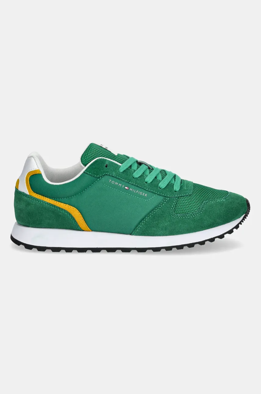 Кроссовки Tommy Hilfiger NEW EVA RUNNER SUMMER NYLON POP мужские цвет зелёный FM0FM05427 Кроссовки Tommy Hilfiger NEW EVA RUNNER SUMMER NYLON POP мужские цвет зелёный FM0FM05427