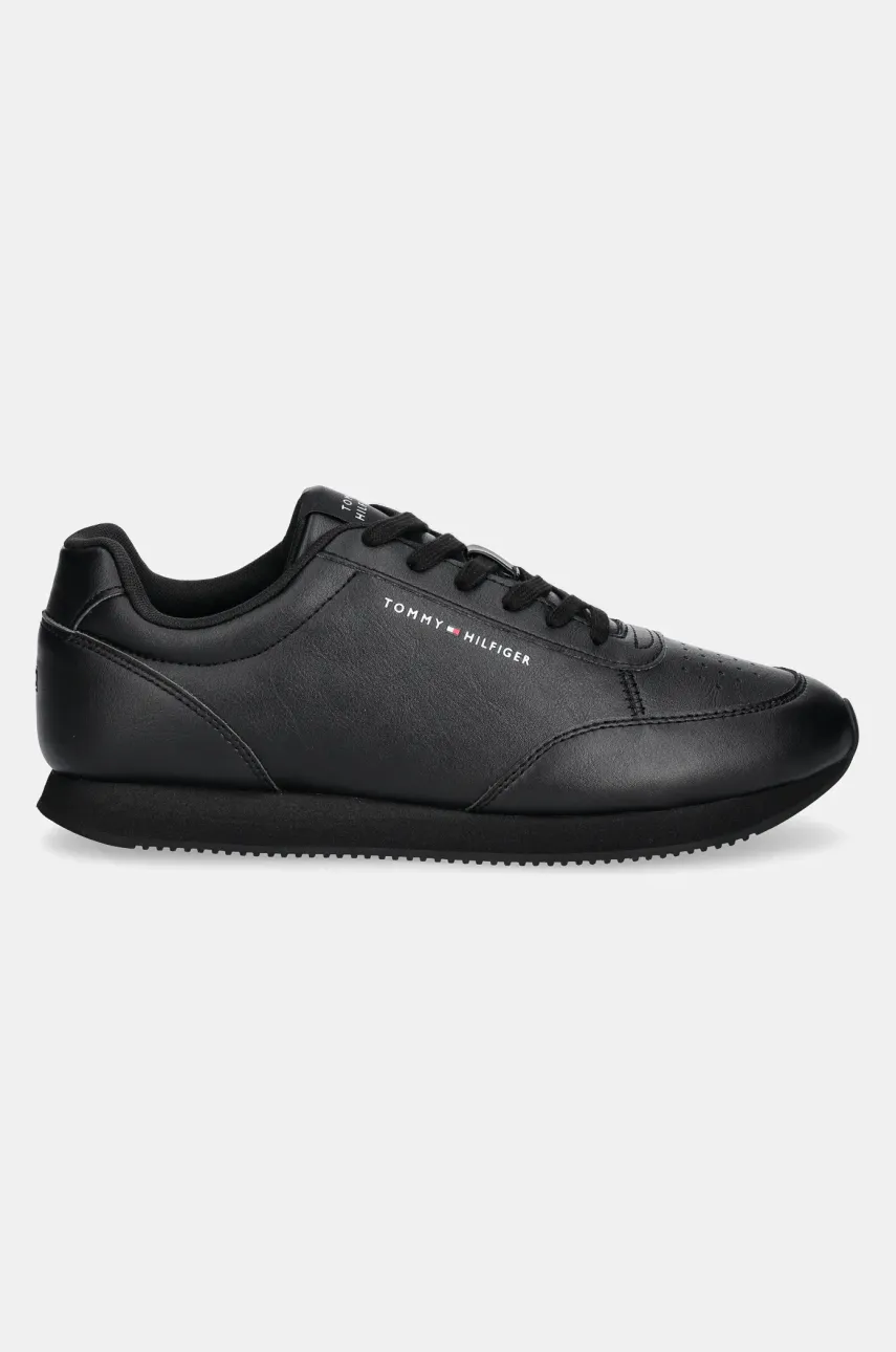 Кроссовки Tommy Hilfiger LO RUNNER PU MIX мужские цвет чёрный FM0FM05419 Кроссовки Tommy Hilfiger LO RUNNER PU MIX мужские цвет чёрный FM0FM05419