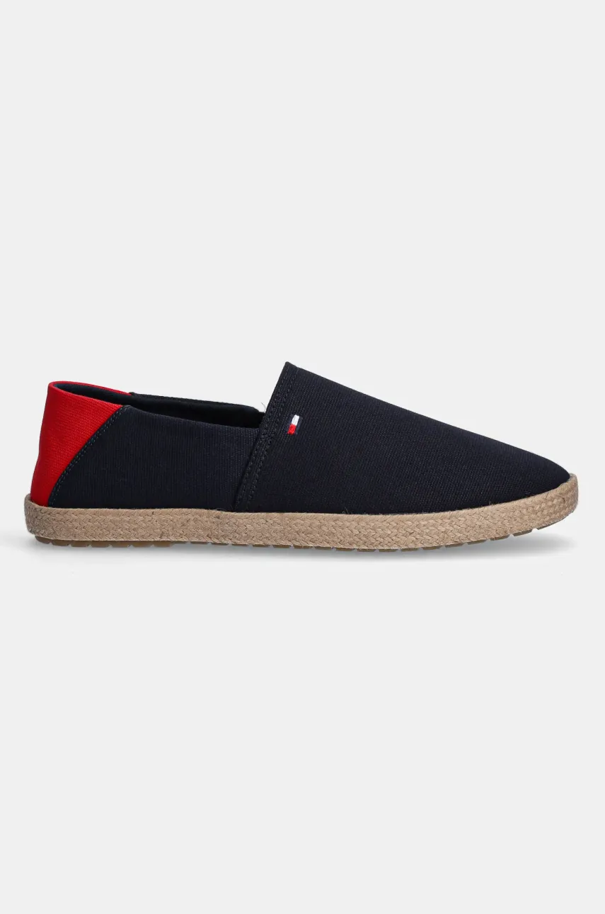 Εσπαντρίγιες Tommy Hilfiger HILFIGER ESPADRILLE CORE TEXTILE χρώμα: ναυτικό μπλε, FM0FM05353 φωτογραφία